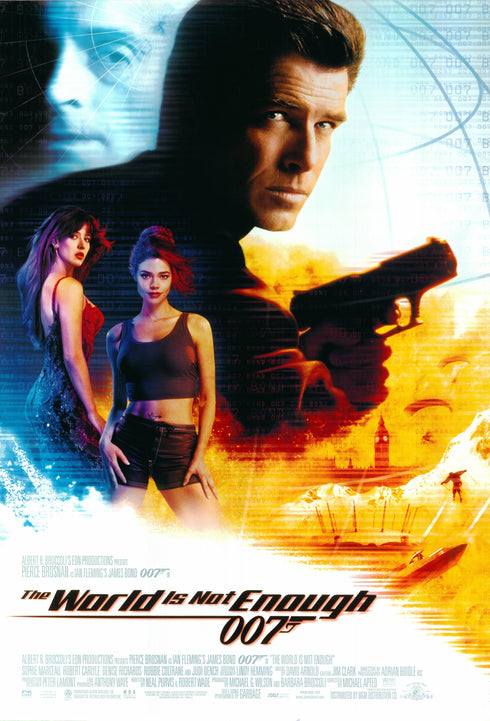 the world is not enough 1999 one sheet poster rolled